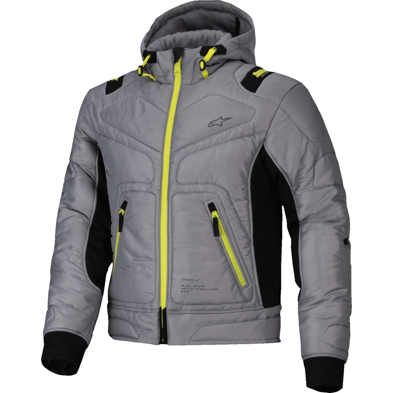 ALPINESTARS Mohobbs WP Jacket - Lunar Gray/Lime Punch - Small 3200925-9143-S