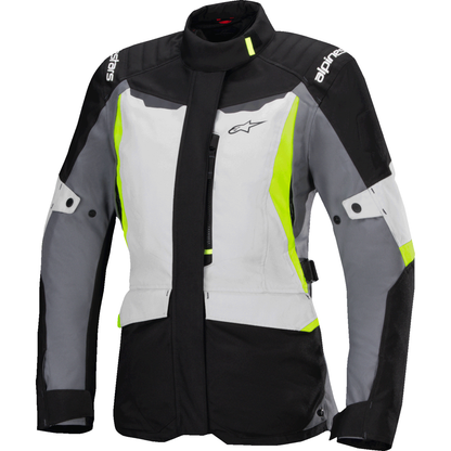 ALPINESTARS Stella ST-1 Waterproof Jacket - Ice Gray/Black/Yellow Fluo - 2XL 3210325-9145-2X