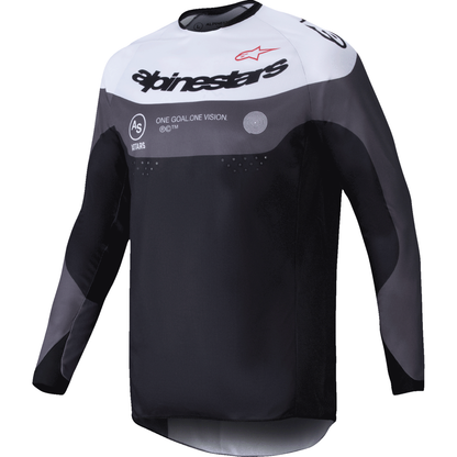ALPINESTARS Pro-Dura Long-Sleeve Jersey - Black/Magnet White - Small 3760125-1417-S