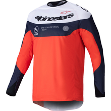 ALPINESTARS Pro-Dura Long-Sleeve Jersey - Navy/Hot Orange/White - Small 3760125-7162-S