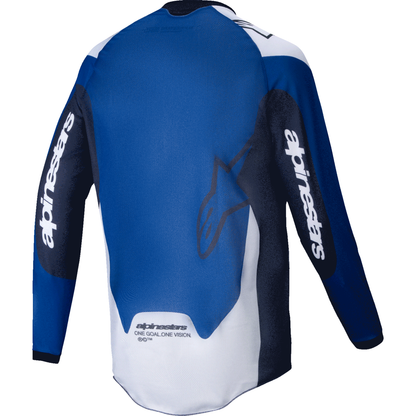 ALPINESTARS Pro-Dura Long-Sleeve Jersey - Navy/Bright Blue/White - XL 3760125-7174-XL