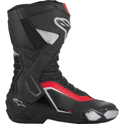 ALPINESTARS SMX-6 V3 Vented Boots - Black/Silver/Red - US 6.5/EU 40 2223225-199-40