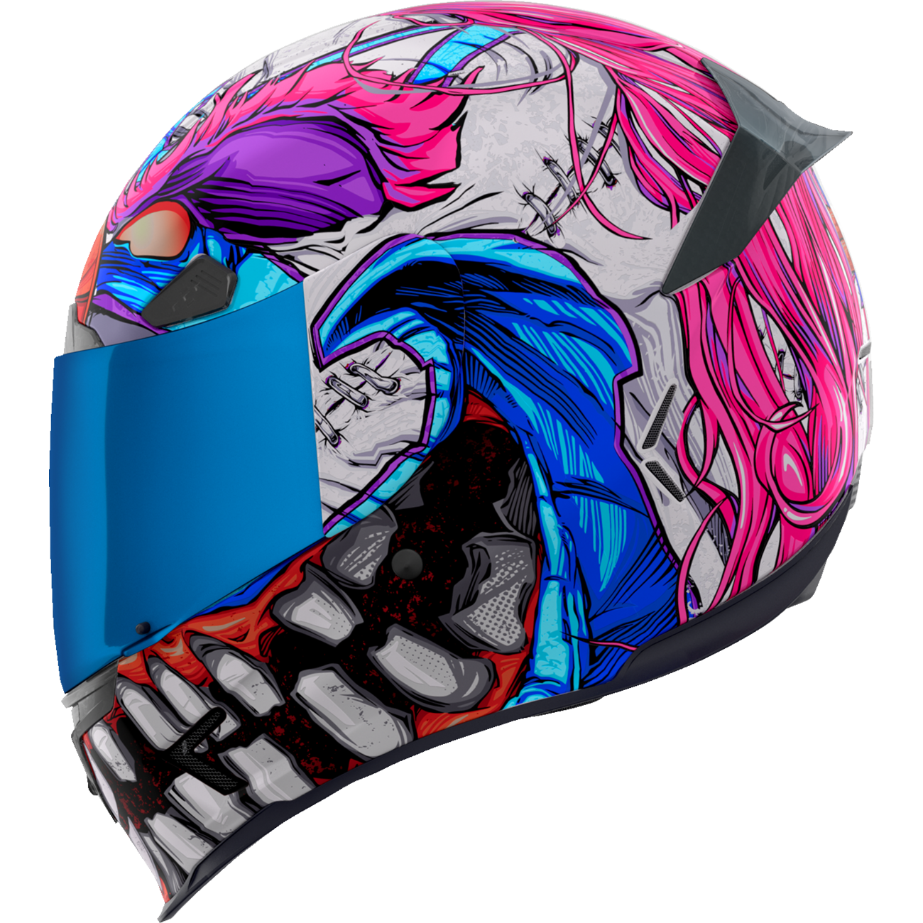 ICON Airframe Pro* Helmet - Krazy Klown 2 - Pink - Large 0101-17677