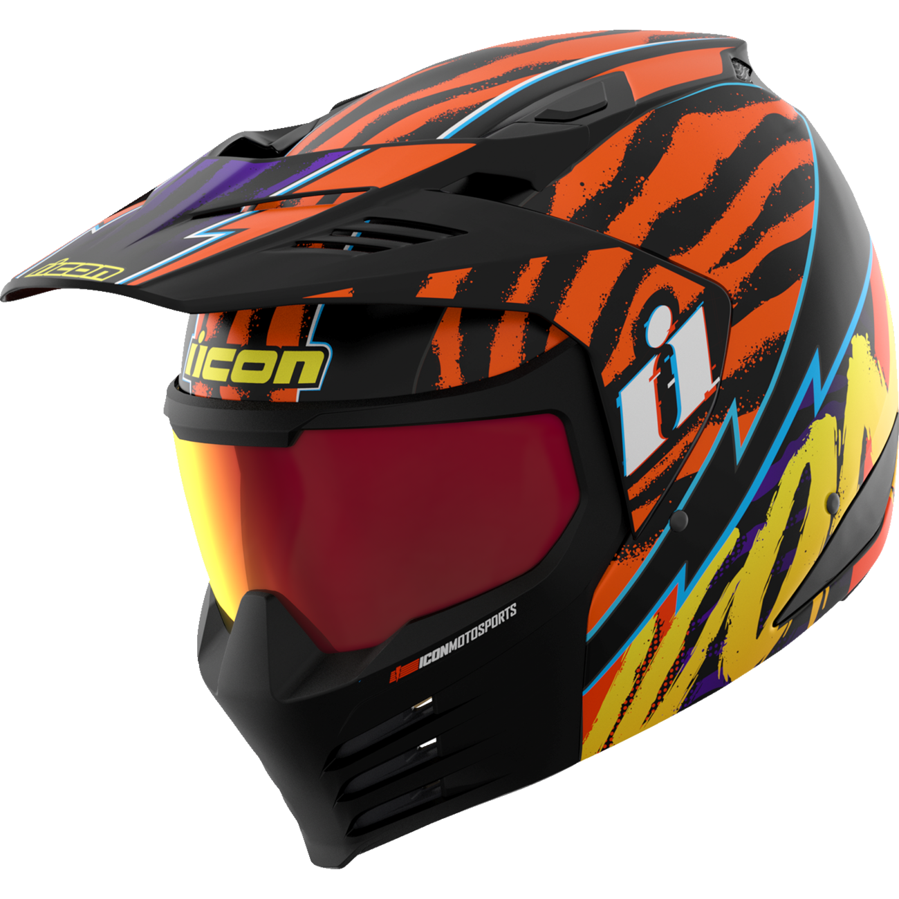 ICON Elsinore* Helmet - Rad Dawn - Orange - 3XL 0104-3351