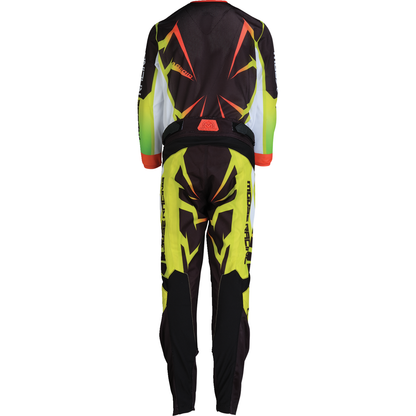 MOOSE OFFROAD Youth Agroid Mesh Jersey - Hi-Viz/Black - Small 2912-2531