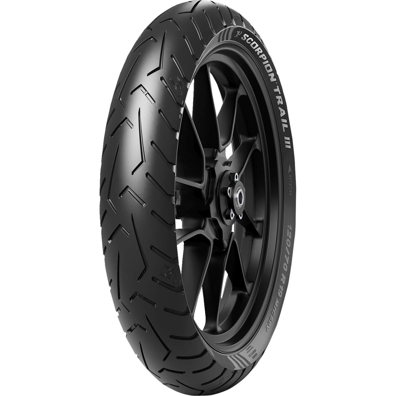 PIRELLI Tire - Scorpion™ Trail III - Front - 120/70ZR17 - (58W) 4328900