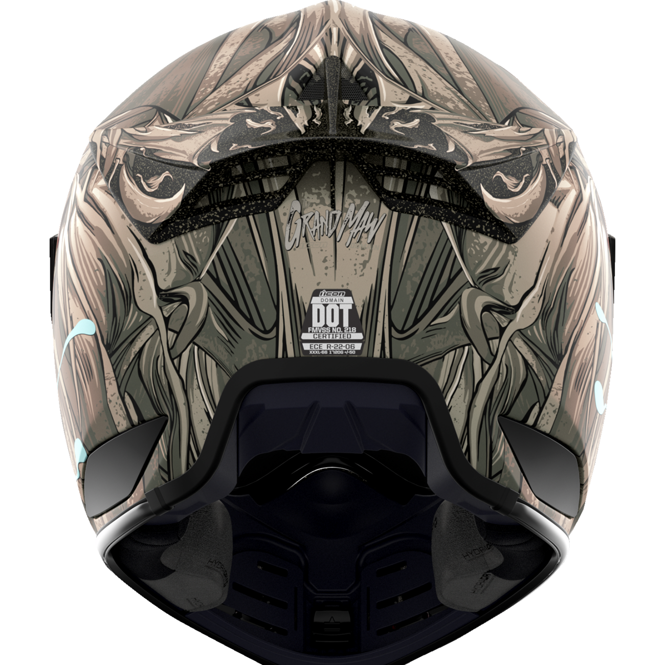 ICON Domain* Helmet - Grand Maw - Gray - 2XL 010117299