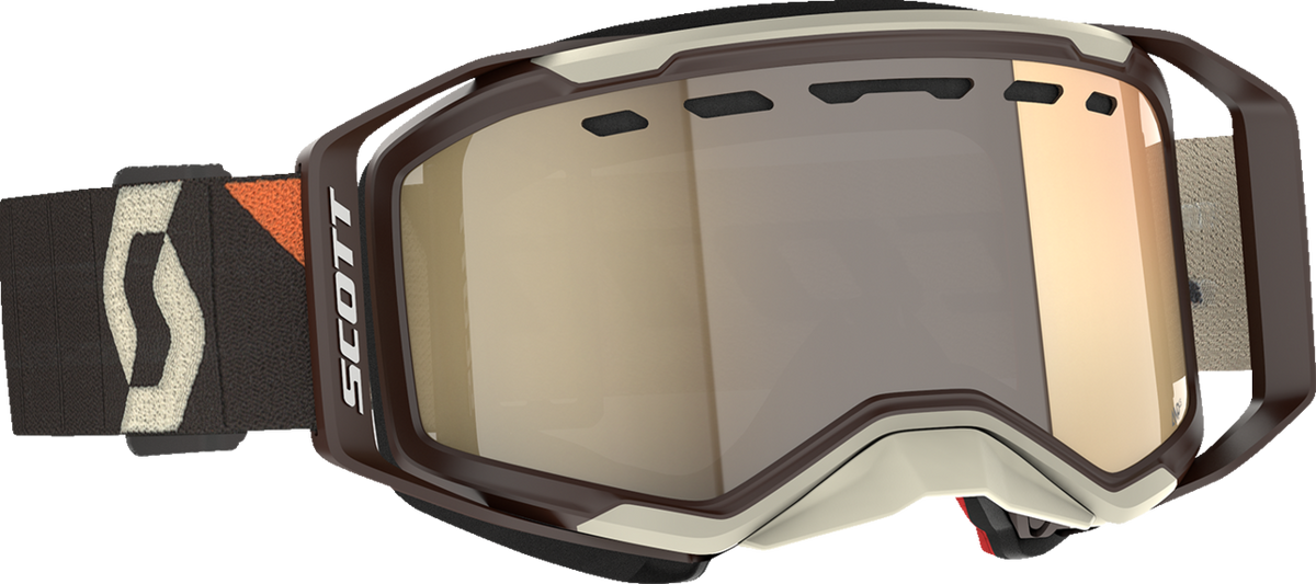SCOTT Prospect 2.0 SMB Goggle - Beige/Brown - Dual Pane - Light Sensitive - Bronze Chrome Lens 421502-1074245