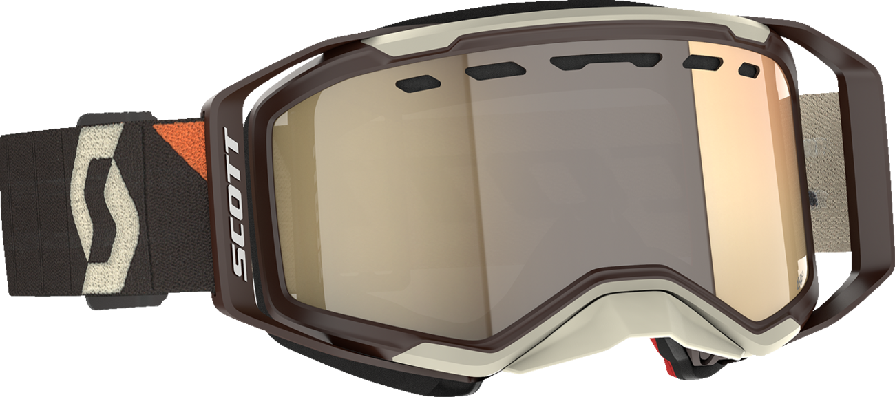 SCOTT Prospect 2.0 SMB Goggle - Beige/Brown - Dual Pane - Light Sensitive - Bronze Chrome Lens 421502-1074245