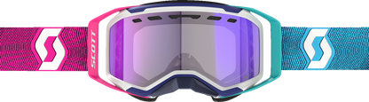 SCOTT Prospect 2.0 SMB Goggle - Stealth Blue/Radiant Pink - Dual - Light Sensitive - Blue Chrome Lens 421502-7906307