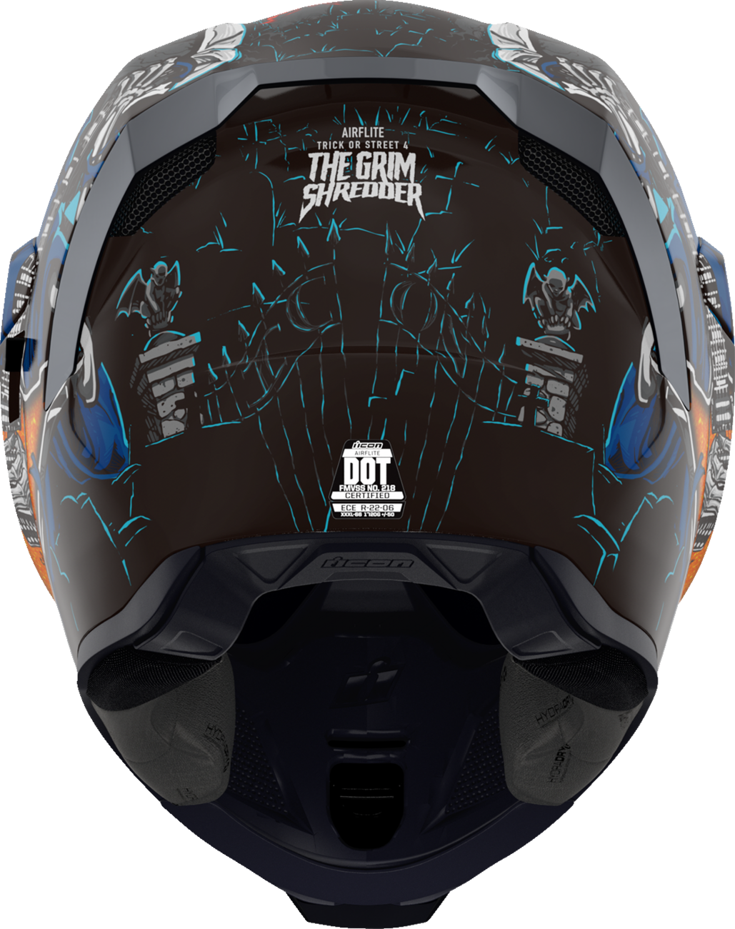 ICON Airflite* Helmet - Trick or Street 4 - Black - Large 0101-17363