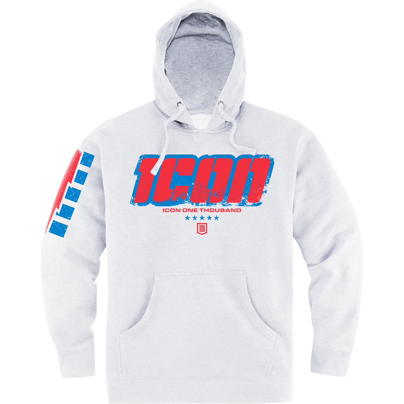 ICON Intercept 84* Hoodie - White - Small 3050-6937