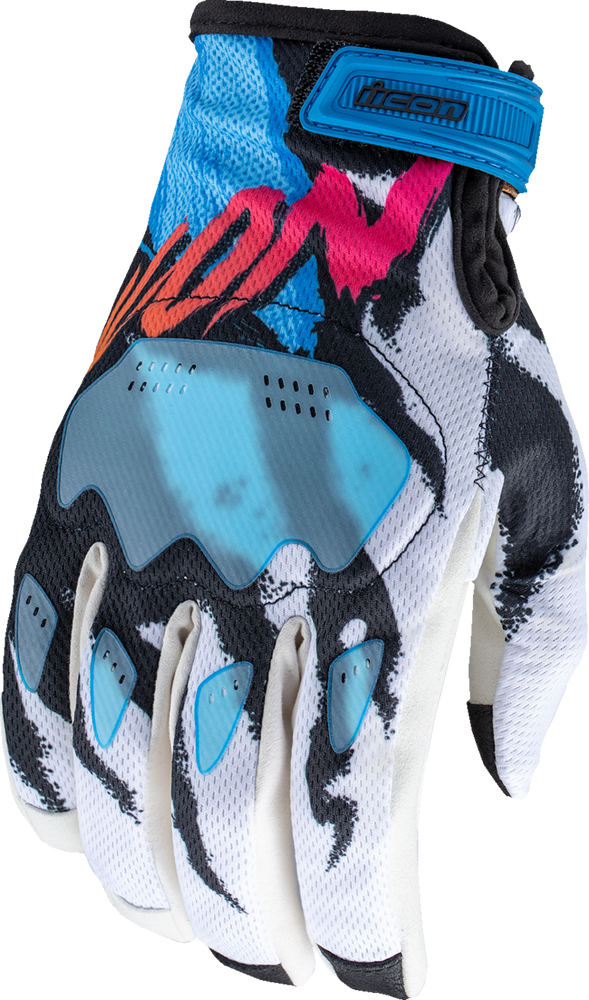 ICON Hooligan* Rad Dawn Gloves - White - 2XL 3301-4855