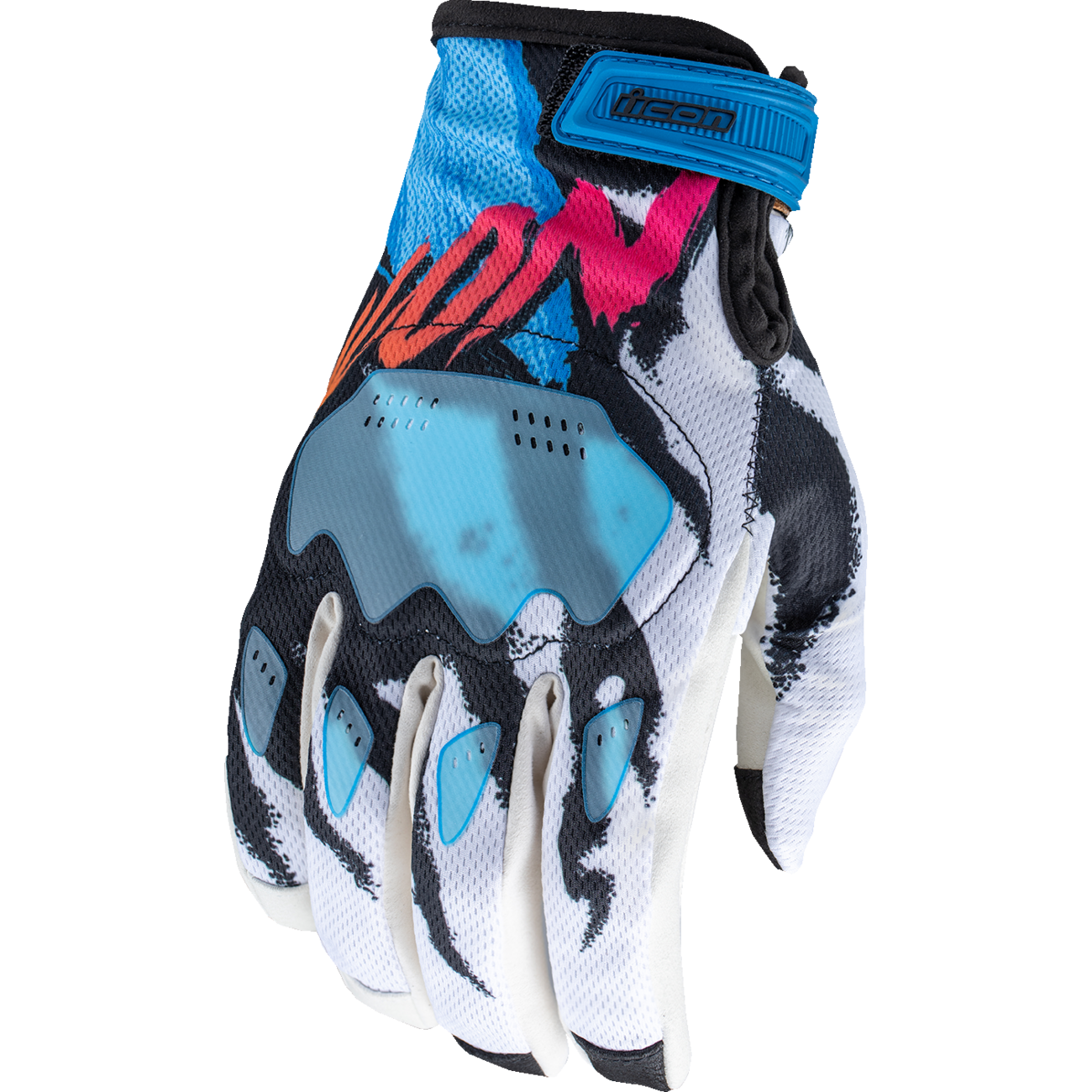 ICON Hooligan* Rad Dawn Gloves - White - 2XL 3301-4855