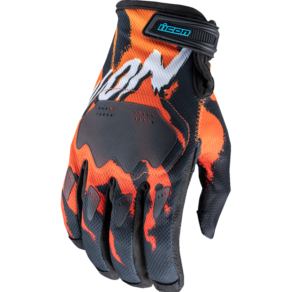 ICON Hooligan* Rad Dawn Gloves - Orange - XL 3301-4860