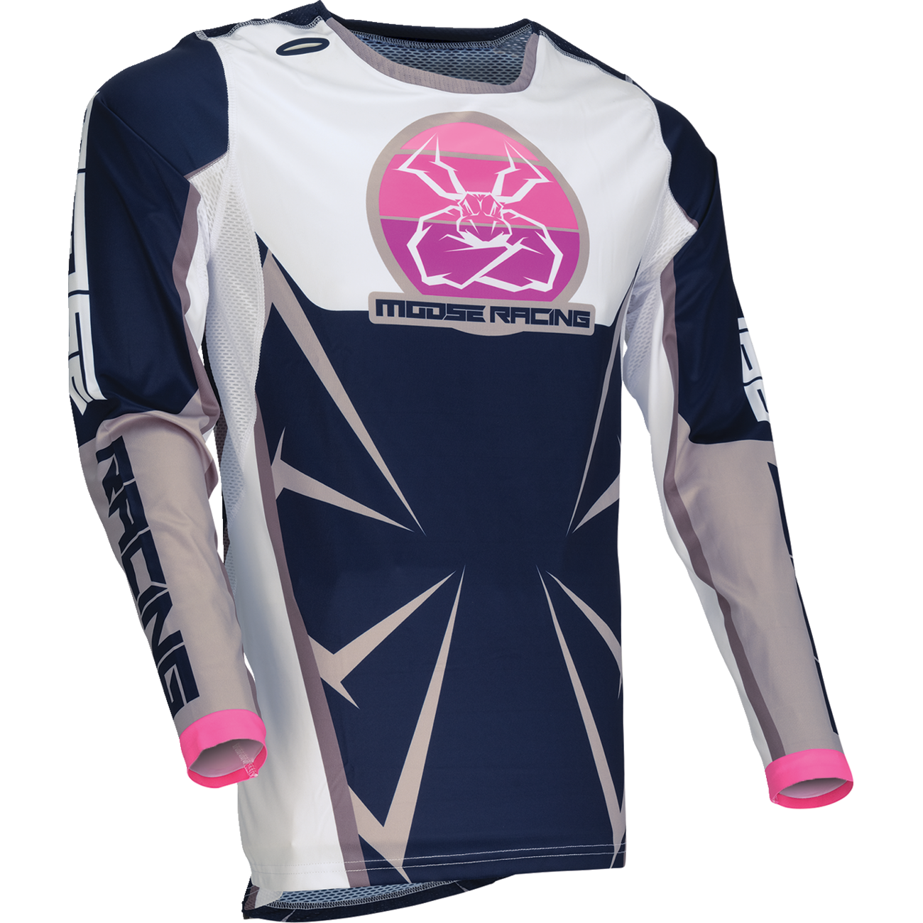 MOOSE OFFROAD Agroid Jersey - Navy/White - Large 2910-8140