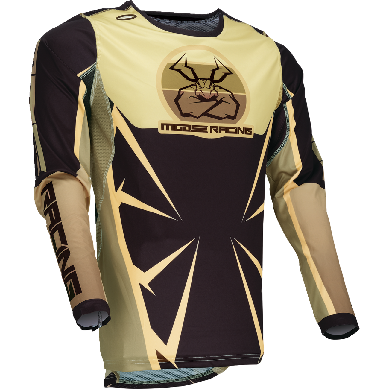 MOOSE OFFROAD Agroid Jersey - Brown/Black - XL 2910-8148
