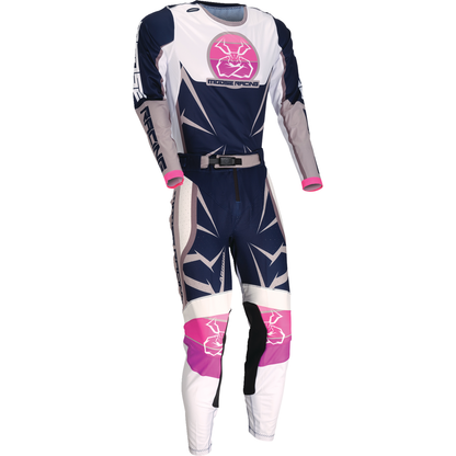 MOOSE OFFROAD Agroid Jersey - Navy/White - Large 2910-8140