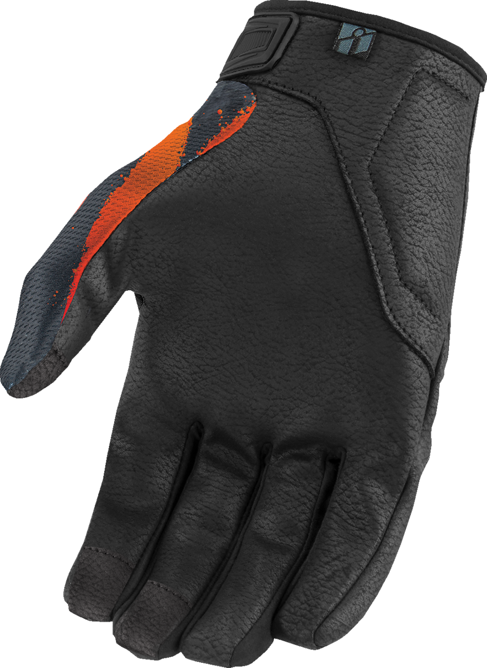 ICON Hooligan* Rad Dawn Gloves - Orange - XL 3301-4860