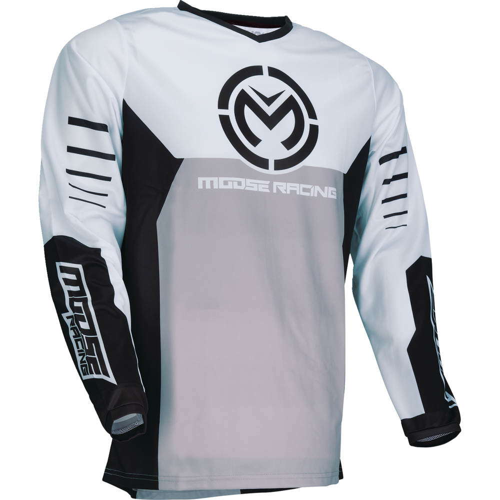 MOOSE OFFROAD Qualifier? Jersey - Black/White - XL 2910-8154