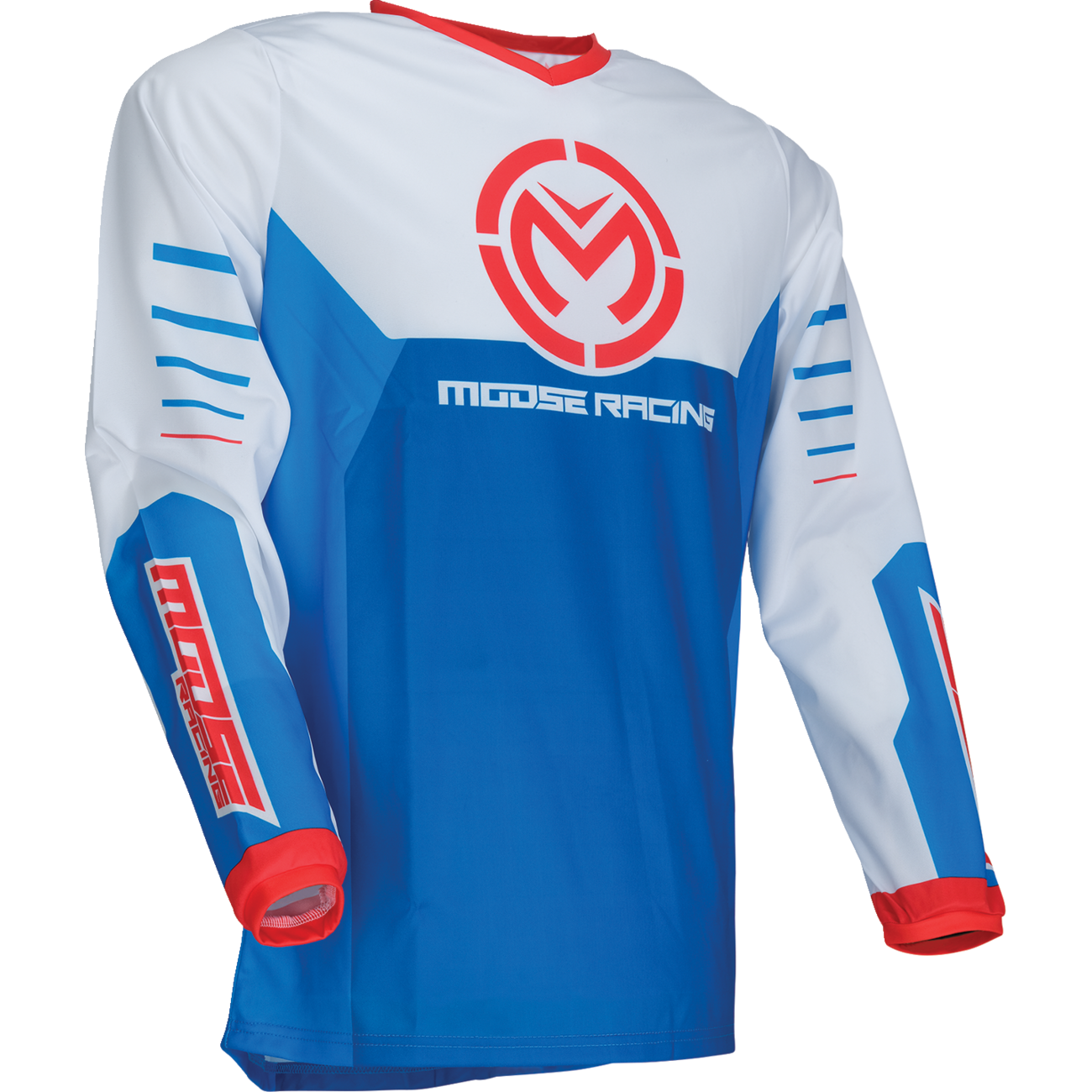 MOOSE OFFROAD Qualifier? Jersey - Red/White/Blue - Large 2910-8177