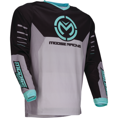 MOOSE OFFROAD Qualifier? Jersey - Gray/Teal - 3XL 2910-8188