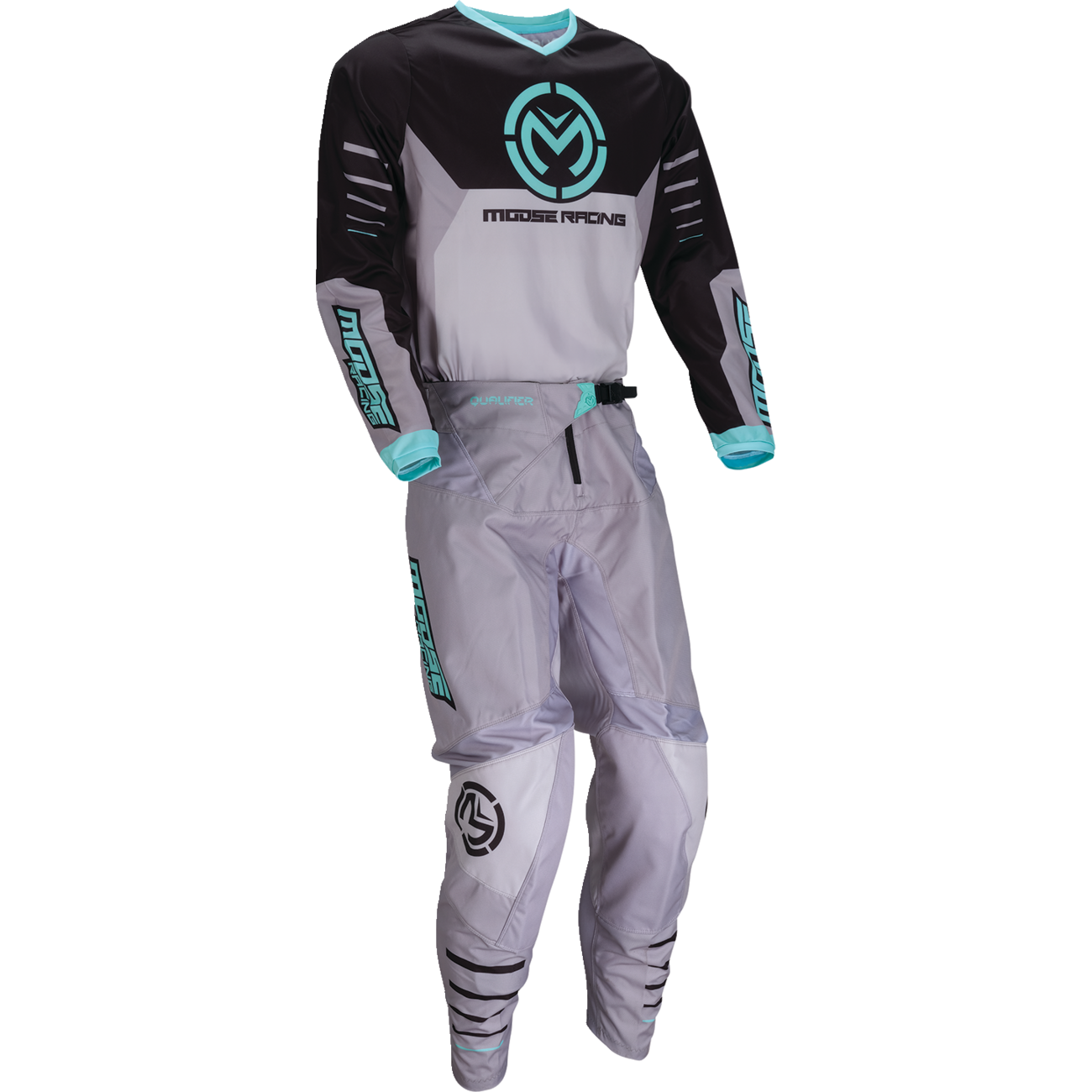 MOOSE OFFROAD Qualifier? Jersey - Gray/Teal - 3XL 2910-8188