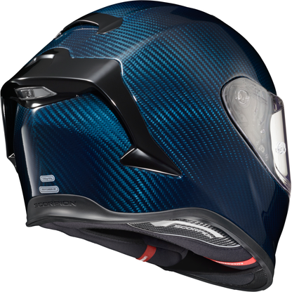 Exo R1 Air Full Face Helmet Carbon Blue Sm
