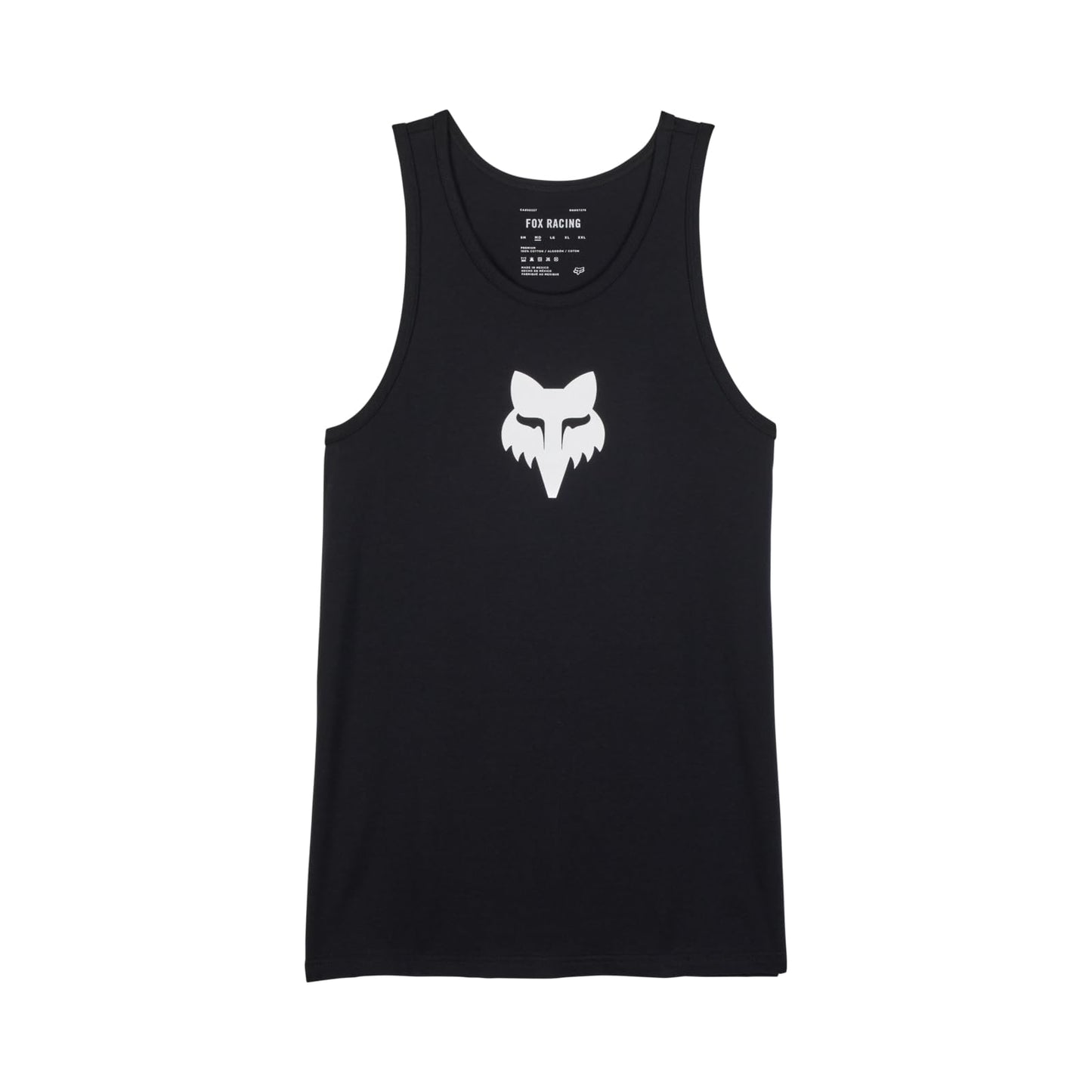Fox Racing Men's Standard Fox Head Premium Tank, BLACK