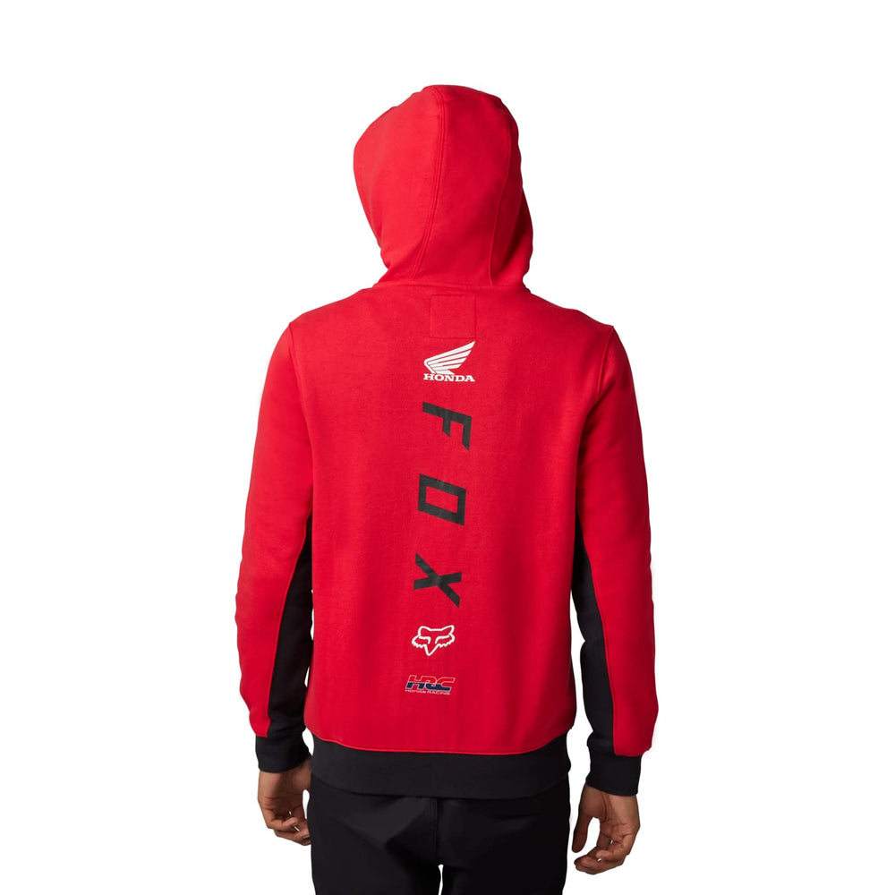 
                      
                        Fox Racing Men's Standard Fox X Honda Zip Fleece Hoodie, Flame RED, Large
                      
                    