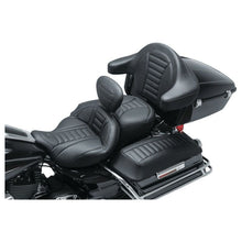 Mustang 08-21 Harley Electra Glide Std, Rd Glide ,Rd King, Str Glide Driver Backrest Deluxe - Black