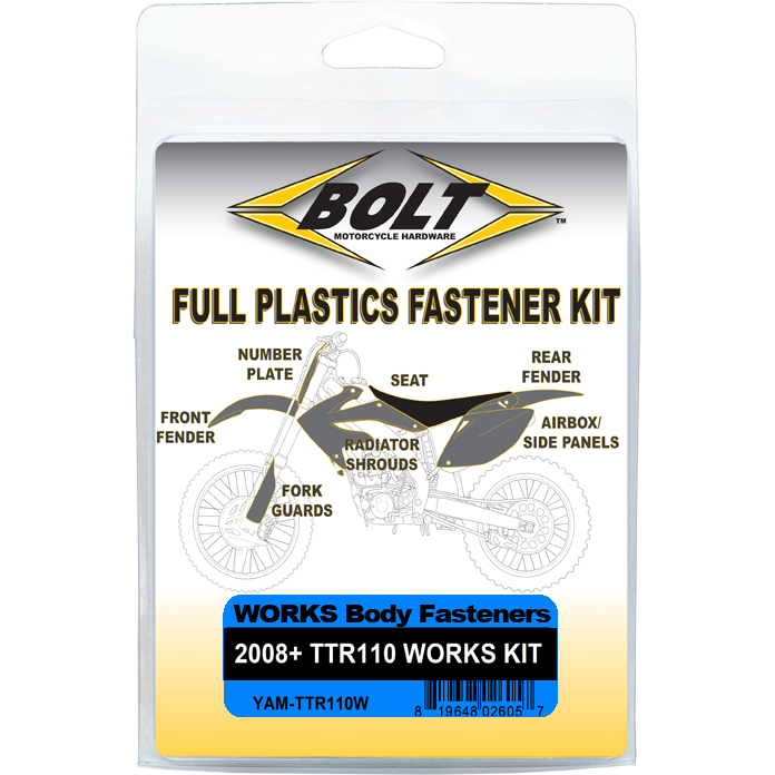 Works Body Work Fastener Kit Yam Ttr110
