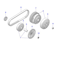 Polaris ATV NUT, HEX Flange M10�1.25, Genuine OEM Part 3023906, Qty 1