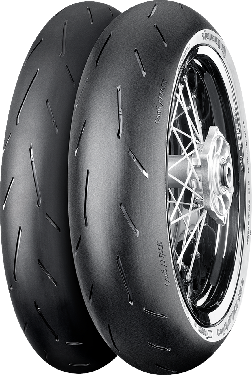 CONTINENTAL Tire - ContiAttack SM 2 - Rear - 150/60R17 - 66H 02447760000