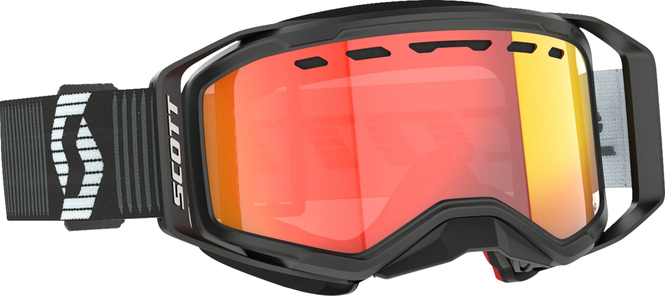 SCOTT Prospect 2.0 SMB Goggle - Black/White - Enhancer Red Chrome Lens 421503-1007312
