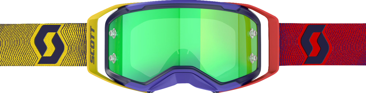 SCOTT Prospect 2.0 Goggle - Red/Yellow - Green Chrome Works Lens 421471-1648279