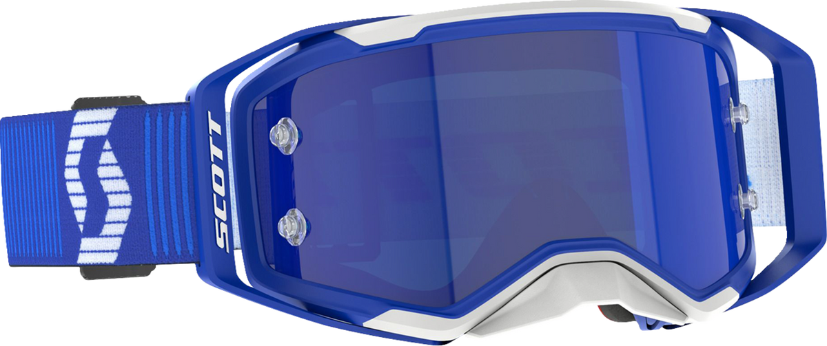 SCOTT Prospect 2.0 Goggle - Blue/White - Blue Chrome Works Lens 421471-1006349