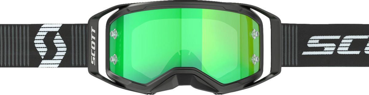 SCOTT Prospect 2.0 Goggle - Black/White - Green Chrome Works Lens 421471-1007279