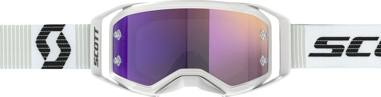 SCOTT Prospect 2.0 Goggle - White/Black - Purple Chrome Works Lens 421471-1035281