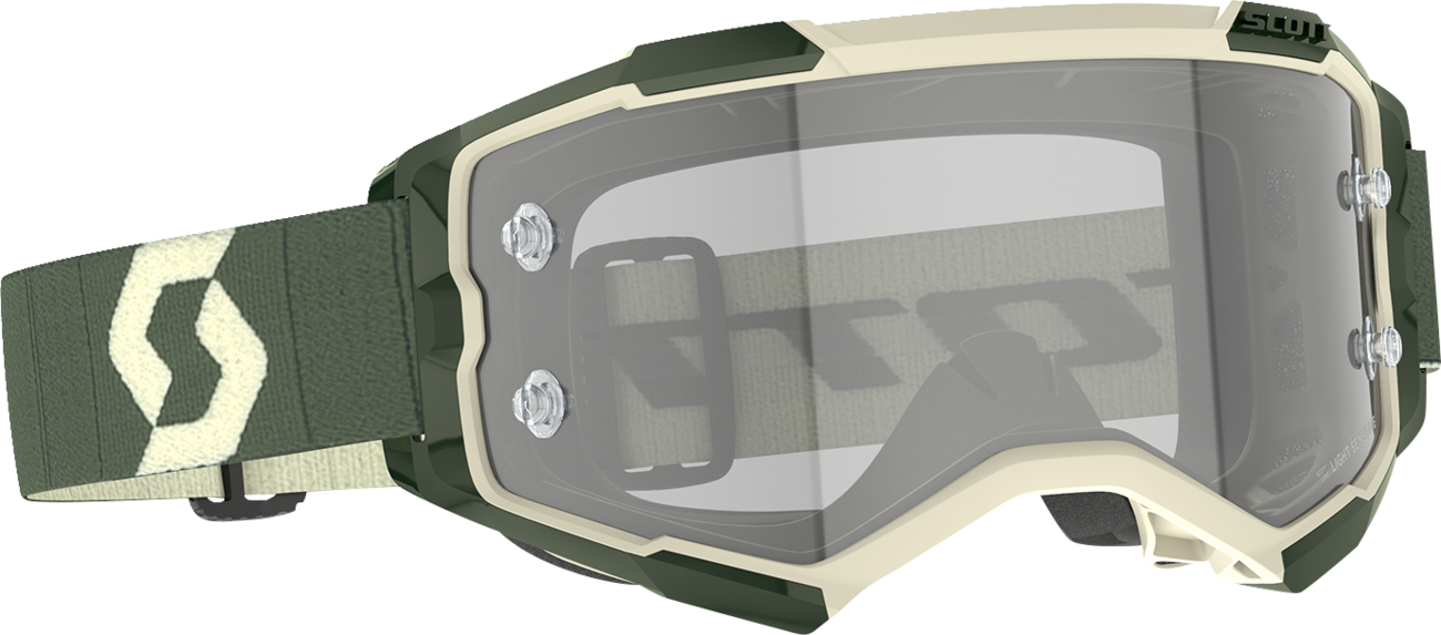 SCOTT Fury LS Goggle - Kaki Green - Light Sensitive - Gray 272827-6312327