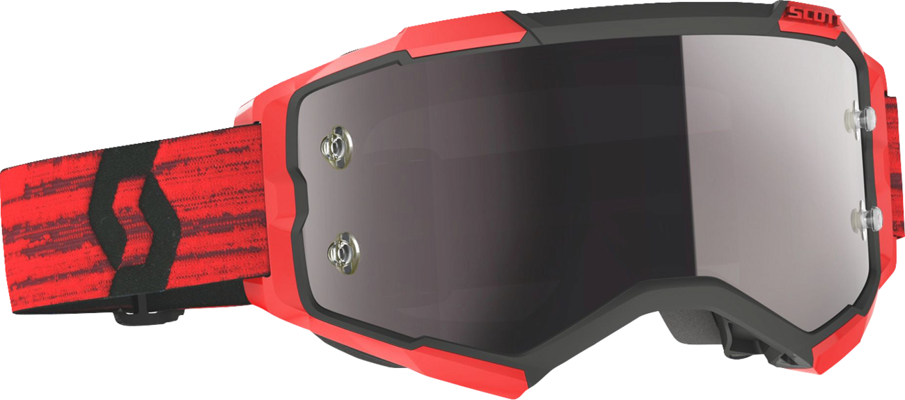 SCOTT Fury Goggle - Red - Silver Chrome Works Lens 272828-0004269