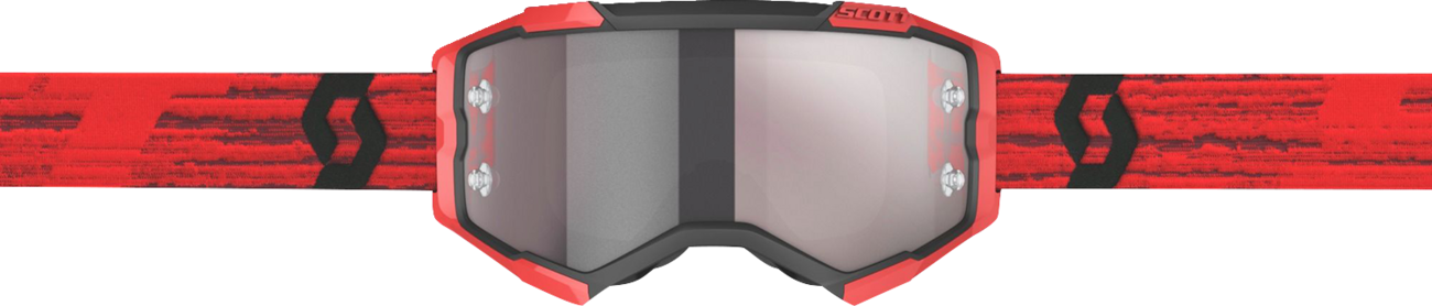 SCOTT Fury Goggle - Red - Silver Chrome Works Lens 272828-0004269