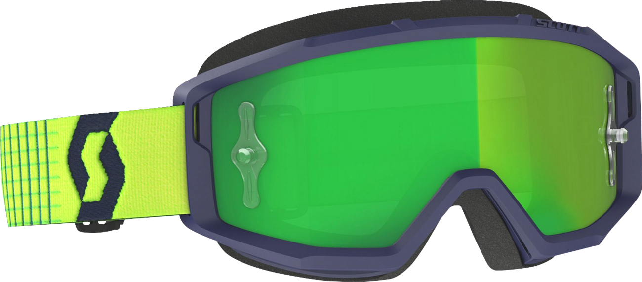 SCOTT Primal Goggle - Blue/Yellow - Green Chrome Works Lens 278597-1054279
