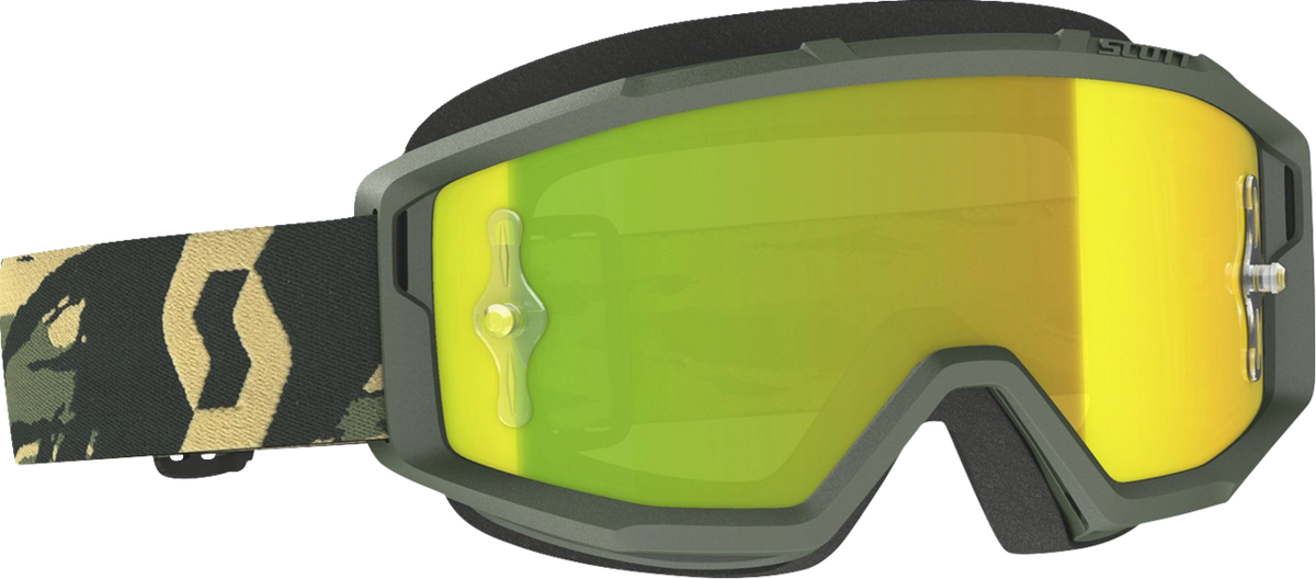 SCOTT Primal Goggle - Camo Kaki - Yellow Chrome Works Lens 278597-6800289