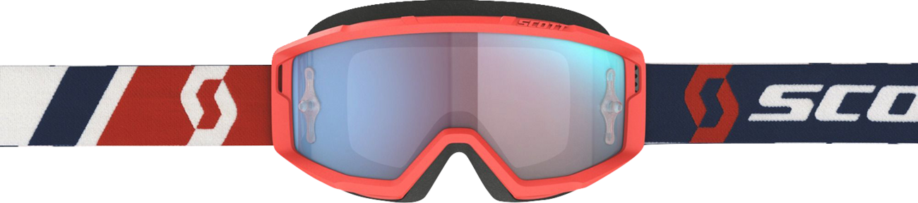SCOTT Primal Goggle - Red/Blue - Blue Chrome Works Lens 278597-1228349