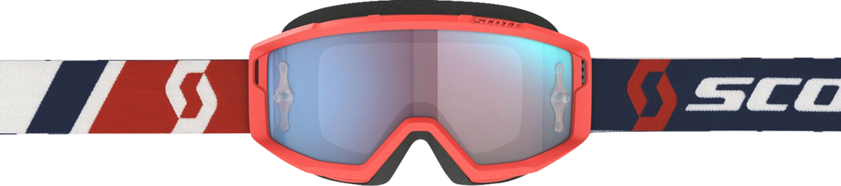 SCOTT Primal Goggle - Red/Blue - Blue Chrome Works Lens 278597-1228349