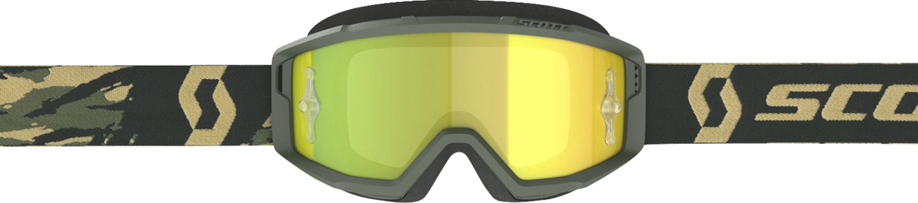 SCOTT Primal Goggle - Camo Kaki - Yellow Chrome Works Lens 278597-6800289