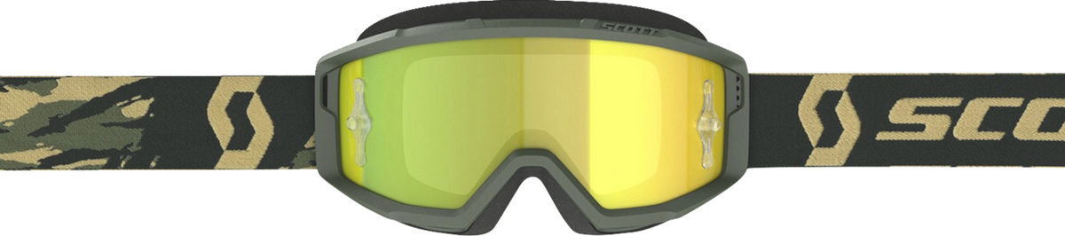 SCOTT Primal Goggle - Camo Kaki - Yellow Chrome Works Lens 278597-6800289