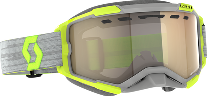 SCOTT Fury LS Snow Goggle - Gray/Yellow - Light Sensitive - Bronze Chrome Lens 278604-1120245