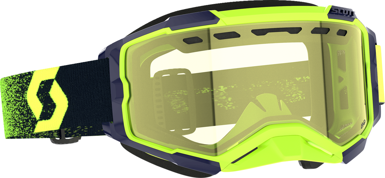 SCOTT Fury Snow Cross Goggle - Neon Green/Neon Yellow - Yellow Lens 278605-5727029